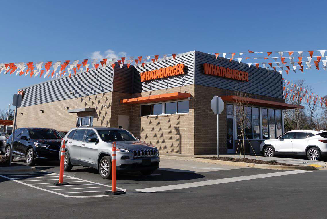 The Whataburger, Onion Rings, Honey Butter Chicken Biscuit, Dr Pepper Blackberry Shake, French Fries, Spicy Chicken Sandwich, Patty Melt, Strawberry Shake, The Sauces, Chicken Strips