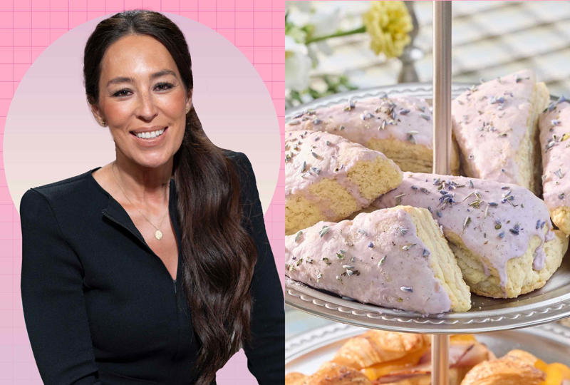 Citrus Mint Salad, Honey-Lavender Scones, Potato Leek Strata, Buttermilk Biscuits with Blackberry-Lemon Butter, Joanna Gaines’ Kick-Start Juice, Joanna Gaines’ Classic Cinnamon Rolls