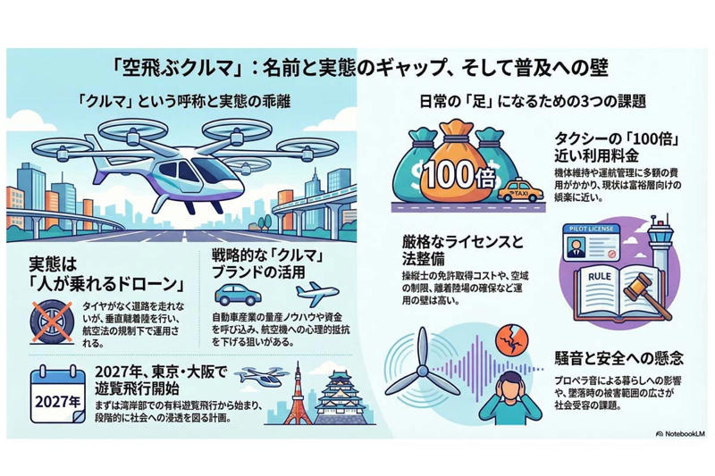 移動の呼称をめぐる違和感, 航空機としての実態と法の枠組み, 過渡期の呼称と制度未整備, 技術進展と普及条件の転換, 呼称と実態の距離