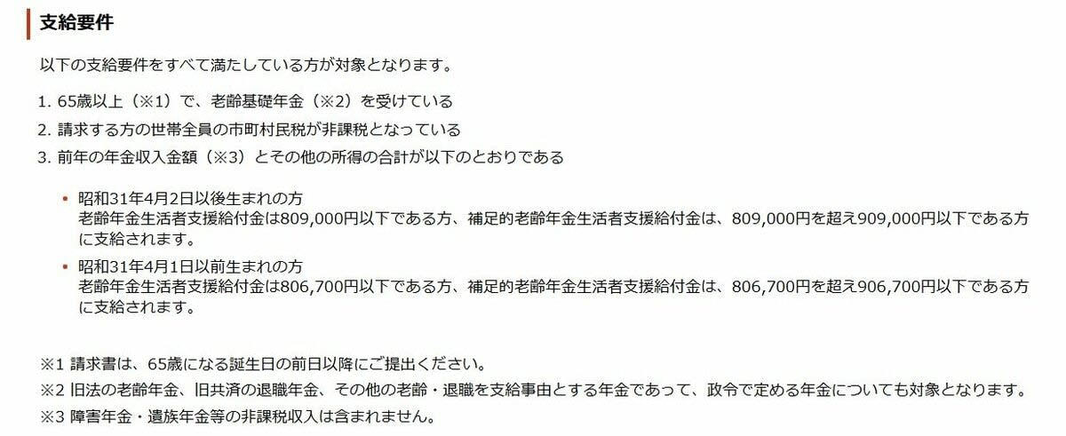 老後の年金には大きな個人差が…。国民年金だけならひと月平均5万円台, 【年金生活者支援給付金】4月15日【ふつうの年金に上乗せ支給される人】とは？, 【2025年→2026年】年金生活者支援給付金の支給金額, 《老齢・障害・遺族》年金生活者支援給付金の支給対象, 「老齢年金生活者支援給付金」支給対象, 支給対象になる方は「年金生活者支援給付金」の申請手続きを忘れずに, 【毎年9月に順次送付】すでに年金受給中の人に「緑の封筒が届いたら」, 手続きは毎年必要？
