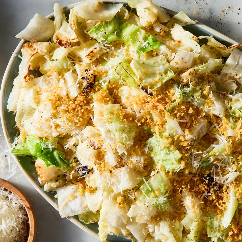 Cabbage Caesar, Green Beans Almondine, Caramelized Brussels Sprouts, Mashed Cauliflower, Honey-Glazed Carrots, Parmesan Asparagus Fries, Sweet Potato Fries, Broccoli Caesar Salad, Perfect Bok Choy, Balsamic Glazed Carrots, Mediterranean Chickpea Salad, Roasted Fennel With Delicata Squash &amp; Apples, Bacon Fried Cabbage, Spinach Salad, Cacio E Pepe Brussels Sprouts, Crispy Parmesan Ranch Smashed Carrots, Parmesan Roasted Green Beans, Wild Rice, Garlic-Parmesan Roasted Carrots, Greek Salad, Peas &amp; Carrots, Brussels Sprout Salad, Air Fryer Green Beans, Black Bean And Corn Salad, One-Pot Creamy Vegan Greens, Shredded Brussels Sprouts, Butternut Squash Mac 'N' Cheese, Roasted Cauliflower Salad, Apple Cranberry Brussels Sprouts Salad, Best-Ever Keto Mac &amp; Cheese, Cucumber Salad, Sweet Potato Salad, Kung Pao Brussels Sprouts, Broccoli Cauliflower Casserole, Air Fryer Moroccan-Spiced Carrots, Cauliflower Au Gratin, Callaloo (Jamaican Spinach), Avocado &amp; Tomato Salad, Miso Roasted Carrots, Garlic-Sesame Sautéed Spinach, Pear Salad, Vinegar Coleslaw, Oven Baked Fries, Cucumber, Tomato &amp; Onion Salad, Roasted Sweet Potatoes, Cauliflower Rice, Keto Broccoli Salad, Stir-Fried Snow Peas, Air Fryer Mushrooms and Onions, Beer Braised Cabbage, Red Cabbage Slaw, Toasted Sesame Oil Mashed Potatoes, Saffron Rice, Sweet &amp; Sour Braised Red Cabbage, Cranberry Apple Quinoa Salad, Fennel Salad With Apples &amp; Radishes, Roasted Cauliflower, How To Cook Acorn Squash, Black Eyed Pea Salad, Air Fryer Buffalo Cauliflower, Creamed Spinach, Cauliflower Stuffing