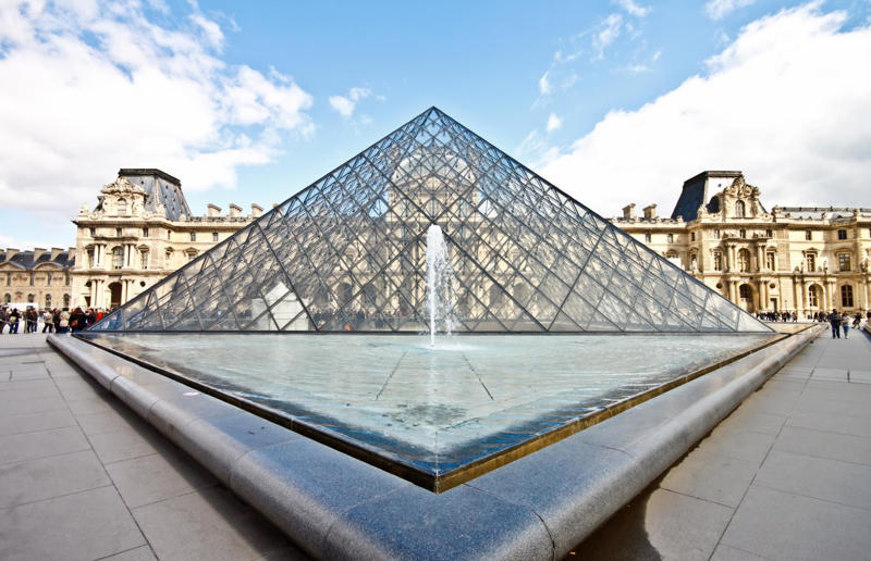 Louvre, Paris, France Incredible pyramids, Nubian pyramids, Meroe, Sudan, Nubian pyramids, Jebel Barkal, Sudan, Nubian pyramids, El-Kurru, Sudan, Pyramids of the Moon and Sun, San Juan Teotihuacan, Mexico, Tikal pyramids, Guatemala, El Castillo, Chichen Itza, Mexico, Ziggurat, Ur, Iraq, Great Pyramid of Cholula, Puebla, Mexico, Temple of the Inscriptions, Palenque, Mexico, Pyramids of Guimar, Tenerife, Canary Islands, Spain, Prasat Prang, Koh Ker, Cambodia, Sacred City of Caral-Supe, Caral, Peru, Mausoleum of the First Qin Emperor, Xi'an, Shaanxi Province, China, Borobudur, Java, Indonesia, Pyramid of Hellinikon, Argos, Greece, Pyramid of Cestius, Rome, Italy, Louvre, Paris, France, Luxor Hotel & Casino, Las Vegas, Nevada, USA