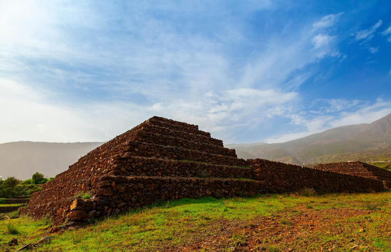 Pyramids of Güímar, Tenerife, Canary Islands, Spain Incredible pyramids, Nubian pyramids, Meroe, Sudan, Nubian pyramids, Jebel Barkal, Sudan, Nubian pyramids, El-Kurru, Sudan, Pyramids of the Moon and Sun, San Juan Teotihuacan, Mexico, Tikal pyramids, Guatemala, El Castillo, Chichen Itza, Mexico, Ziggurat, Ur, Iraq, Great Pyramid of Cholula, Puebla, Mexico, Temple of the Inscriptions, Palenque, Mexico, Pyramids of Guimar, Tenerife, Canary Islands, Spain, Prasat Prang, Koh Ker, Cambodia, Sacred City of Caral-Supe, Caral, Peru, Mausoleum of the First Qin Emperor, Xi'an, Shaanxi Province, China, Borobudur, Java, Indonesia, Pyramid of Hellinikon, Argos, Greece, Pyramid of Cestius, Rome, Italy, Louvre, Paris, France, Luxor Hotel & Casino, Las Vegas, Nevada, USA
