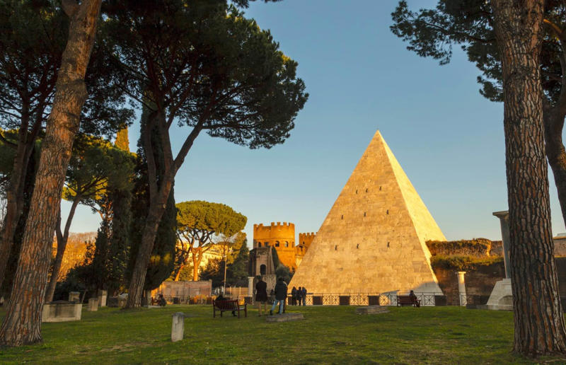 Pyramid of Cestius, Rome, Italy Incredible pyramids, Nubian pyramids, Meroe, Sudan, Nubian pyramids, Jebel Barkal, Sudan, Nubian pyramids, El-Kurru, Sudan, Pyramids of the Moon and Sun, San Juan Teotihuacan, Mexico, Tikal pyramids, Guatemala, El Castillo, Chichen Itza, Mexico, Ziggurat, Ur, Iraq, Great Pyramid of Cholula, Puebla, Mexico, Temple of the Inscriptions, Palenque, Mexico, Pyramids of Guimar, Tenerife, Canary Islands, Spain, Prasat Prang, Koh Ker, Cambodia, Sacred City of Caral-Supe, Caral, Peru, Mausoleum of the First Qin Emperor, Xi'an, Shaanxi Province, China, Borobudur, Java, Indonesia, Pyramid of Hellinikon, Argos, Greece, Pyramid of Cestius, Rome, Italy, Louvre, Paris, France, Luxor Hotel & Casino, Las Vegas, Nevada, USA