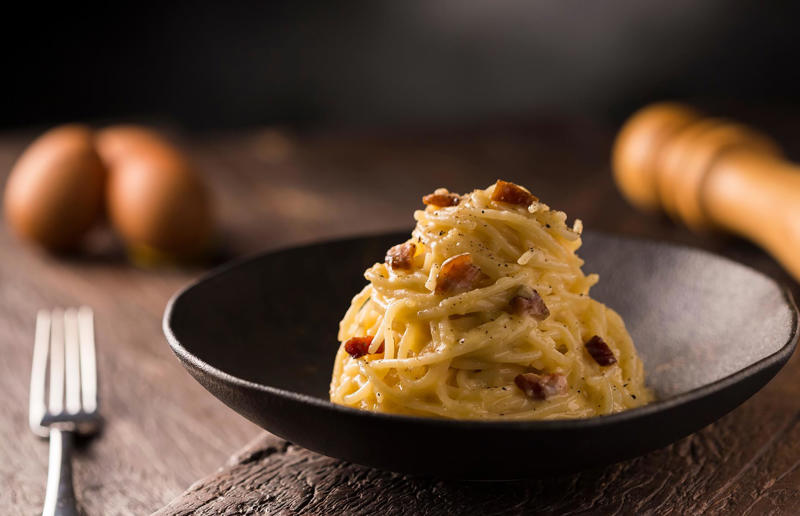 Sorry, there is no cream in carbonara 37. Throwing out leftover pasta, 36. Struggling with pre-made cannelloni tubes, 35. Boiling dried pasta straight from the packet, 34. Flavouring your water, 33. Not considering your altitude, 32. Using the wrong flour, 31. Buying low-quality pasta, 30. Not kneading your pasta dough, 29. Allowing your dough to dry out, 28. Using eggs in all types of dough, 27. Using cold pasta in salads, 26. Neglecting to toss leftover pasta in oil, 25. Overcooking filled pasta, 24. Underfilling pasta, 23. Breaking spaghetti, 22. Reheating your pasta wrong, 21. Using cream when making carbonara, 20. Treating gluten-free pasta like regular pasta, 19. Using a spoon to twirl long pasta, 18. Always using a pasta maker, 17. Choosing the wrong pasta shapes, 16. Overlooking simple recipes, 15. Rinsing your pasta, 14. Throwing pasta at the wall, 13. Guessing how much pasta you need, 12. Using a pot that's too small, 11. Overcooking pasta, 10. Using a colander to strain pasta, 9. Pre-soaking lasagne sheets, 8. Not adding salt to pasta water, 7. Or adding too much salt, 6. Rushing your sauces, 5. Adding oil to pasta water, 4. Not testing your pasta before the cooking time is over, 3. Putting pasta in water that's not yet boiled, 2. Adding sauce to pasta, not the other way around