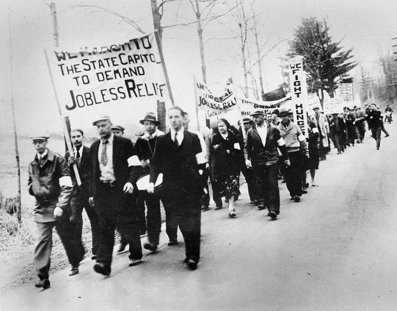 Those who were fortunate enough to remain working often suffered large pay cuts and decreased hours. By 1932, 75% of all remaining workers were on a part-time schedule. The Great Depression was the worst economic tragedy in American history., During the winters of 1932 and 1933, an estimated 1.2 million Americans were homeless., Food banks became commonplace., The Depression had a significant impact on the psychology of unemployed men., The Great Depression had lasting effects on the US.