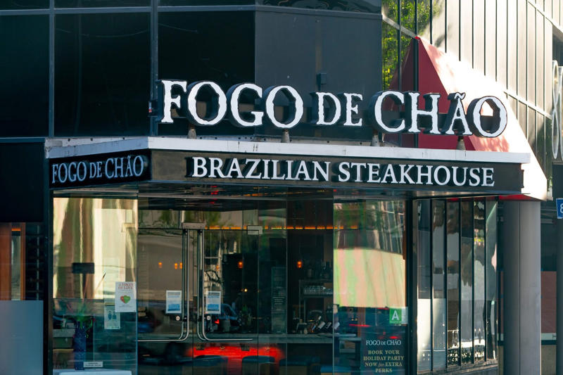 1. Fogo de Chão 10. Morton's, 8. Texas de Brazil, 3. Smith & Wollensky, 2. The Palm, 1. Fogo de Chão