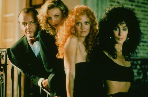 6. Witches of Eastwick 7. Suspect, 6. Witches of Eastwick, 5. Mermaids, 2. Silkwood, 1. Moonstruck