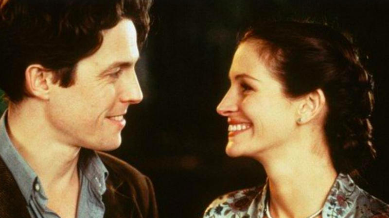 The most beautiful cinema couples ever, Pretty Woman - Julia Roberts and Richard Gere (1990), Titanic - Kate Winslet and Leonardo DiCaprio (1997), Grease - Olivia Newton John and John Travolta (1978), Four Weddings and a Funeral - Andie MacDowell and Hugh Grant (1994), Ghost - Demi Moore and Patrick Swayze (1990), Carol - Rooney Mara and Cate Blanchett (2015), Dirty Dancing - Jennifer Grey and Patrick Swayze (1987), Gone with the Wind - Vivien Leigh and Clark Gable (1939), Annie Hall - Diane Keaton and Woody Allen (1977), Vicky Cristina Barcelona - Penelope Cruz and Javier Bardem (2008), Sleepless in Seattle - Meg Ryan and Tom Hanks (1993), Brokeback Mountain - Heath Ledger and Jake Gyllenhaal (2005), Eternal Sunshine of the Spotless Mind - Kate Winslet and Jim Carrey (2004), The Notebook - Rachel McAdams and Ryan Gosling (2004), Loving - Ruth Negga and Joel Edgerton (2016), La La Land - Emma Stone and Ryan Gosling (2016), Slumdog Millionaire - Freida Pinto and Dev Patel (2008), Sabrina - Audrey Hepburn and Humphrey Bogart (1954), 3 Iron (Bin-jip) - Hee Jae and Seung-Yun Lee (2004), Notting Hill - Julia Roberts and Hugh Grant (1999)