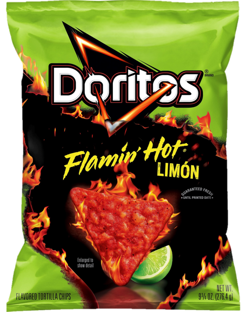 11. Spicy Nacho, 10. Simply Organic White Cheddar, 9. Flamin' Hot Cool Ranch, 8. Flamin' Hot Nacho, 7. Salsa Verde, 6. Flamin' Hot Limón, 5. Sweet &amp; Tangy BBQ, 4. Dinamita Chile Limón, 3. Cool Ranch, 2. Nacho Cheese, 1. Spicy Sweet Chili
