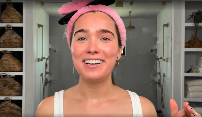 Give yourself three compliments Celebs share their cutting edge skin-care tips with Vogue, Face masks galore!, Eye masks, Gentle cleansers, LED Lights, Serum recommendations, Ice, ice your face, Face rollers, Give yourself three compliments, Sunscreen everyday, Lip care, The honey tap, Billie Eilish is in love with Biba Los Angeles products, Microcurrent device, Eye Creams, Moisturizer!, Check out Vogue on YouTube for more in-depth videos
