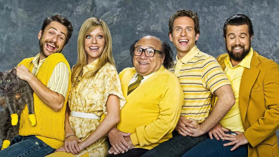 23. It's Always Sunny in Philadelphia 99. Love and Death (2023), 98. The Last of Us (2023), 97. The Rehearsal (2022), 96. Oz (1997), 95. What We Do in the Shadows (2019), 94. Your Honor (2020), 93. Russian Doll (2019), 92. The Nanny (1993), 91. I May Destroy You, 90. Schitt's Creek, 89. The Night Of, 88. The Thick of It, 87. Band of Brothers, 86. The Bear, 85. Rake, 84. Barry, 83. Euphoria, 82. Spaced, 81. The Boys, 80. Parks and Recreation, 79. Broad City, 78. We Own This City, 77. The Underground Railroad, 76. Black Bird, 75. Columbo, 74. American Crime Story: The People v. O. J. Simpson, 73. The Mechanism, 72. Wild Wild Country, 71. Black Mirror, 70. Dopesick, 69. When They See Us, 68. Fringe, 67. The Jinx: The Life and Deaths of Robert Durst, 66. Ted Lasso, 65. House of Cards, 64. Scrubs, 63. Friday Night Lights, 62. Downton Abbey, 61. The Leftovers, 60. Boardwalk Empire, 59. The IT Crowd, 58. Orange is the New Black, 57. Luther, 56. Deadwood, 54. Midnight Mass, 53. Adolescence (2025), 52. Veep, 51. Battlestar Galactica, 50. Shameless, 49. Borgen, 48. The X Files, 47. I Love Lucy, 46. The Crown, 45. The Office (US), 44. South Park, 43. House, 42. Community, 41. Gomorrah, 40. Coupling, 39. BoJack Horseman, 38. Dexter, 37. Rick and Morty, 36. The Americans, 35. Sherlock, 34. Family Guy, 33. Frasier, 32. Homeland, 31. Star Trek, 30. Severance, 29. Watchmen, 28. It's Always Sunny in Philadelphia, 27. Fawlty Towers, 26. Arrested Development, 25. Succession, 24. Peaky Blinders, 23. Atlanta, 22. Lost, 21. Cheers, 20. Monty Python's Flying Circus, 19. The West Wing, 18. Twin Peaks, 17. M*A*S*H, 16. Friends, 15. Chernobyl, 14. Curb Your Enthusiasm, 13. Fleabag, 12. The Shield, 11. Doctor Who, 10. Fargo, 09. Game of Thrones, 08. Six Feet Under, 07. Mad Men, 06. The Simpsons, 05. Better Call Saul, 04. Seinfeld, 03. The Sopranos, 02. Breaking Bad, 01. The Wire