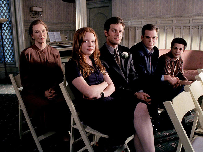 08. Six Feet Under 99. Love and Death (2023), 98. The Last of Us (2023), 97. The Rehearsal (2022), 96. Oz (1997), 95. What We Do in the Shadows (2019), 94. Your Honor (2020), 93. Russian Doll (2019), 92. The Nanny (1993), 91. I May Destroy You, 90. Schitt's Creek, 89. The Night Of, 88. The Thick of It, 87. Band of Brothers, 86. The Bear, 85. Rake, 84. Barry, 83. Euphoria, 82. Spaced, 81. The Boys, 80. Parks and Recreation, 79. Broad City, 78. We Own This City, 77. The Underground Railroad, 76. Black Bird, 75. Columbo, 74. American Crime Story: The People v. O. J. Simpson, 73. The Mechanism, 72. Wild Wild Country, 71. Black Mirror, 70. Dopesick, 69. When They See Us, 68. Fringe, 67. The Jinx: The Life and Deaths of Robert Durst, 66. Ted Lasso, 65. House of Cards, 64. Scrubs, 63. Friday Night Lights, 62. Downton Abbey, 61. The Leftovers, 60. Boardwalk Empire, 59. The IT Crowd, 58. Orange is the New Black, 57. Luther, 56. Deadwood, 54. Midnight Mass, 53. Adolescence (2025), 52. Veep, 51. Battlestar Galactica, 50. Shameless, 49. Borgen, 48. The X Files, 47. I Love Lucy, 46. The Crown, 45. The Office (US), 44. South Park, 43. House, 42. Community, 41. Gomorrah, 40. Coupling, 39. BoJack Horseman, 38. Dexter, 37. Rick and Morty, 36. The Americans, 35. Sherlock, 34. Family Guy, 33. Frasier, 32. Homeland, 31. Star Trek, 30. Severance, 29. Watchmen, 28. It's Always Sunny in Philadelphia, 27. Fawlty Towers, 26. Arrested Development, 25. Succession, 24. Peaky Blinders, 23. Atlanta, 22. Lost, 21. Cheers, 20. Monty Python's Flying Circus, 19. The West Wing, 18. Twin Peaks, 17. M*A*S*H, 16. Friends, 15. Chernobyl, 14. Curb Your Enthusiasm, 13. Fleabag, 12. The Shield, 11. Doctor Who, 10. Fargo, 09. Game of Thrones, 08. Six Feet Under, 07. Mad Men, 06. The Simpsons, 05. Better Call Saul, 04. Seinfeld, 03. The Sopranos, 02. Breaking Bad, 01. The Wire
