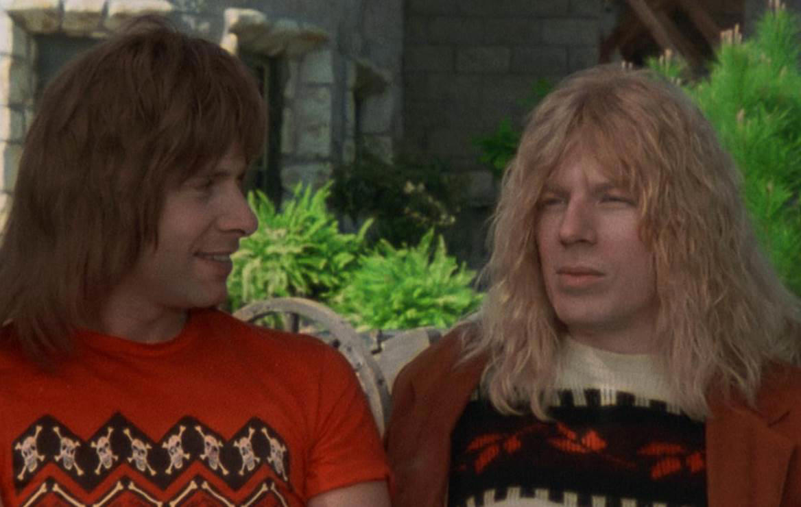 21. This Is Spinal Tap 60. Austin Powers: International Man of Mystery (1997), 59. Booksmart (2019), 58. Bill and Ted's Excellent Adventure (1989), 57. Planes, Trains and Automobiles (1987), 56. School of Rock, 55. The Blues Brothers, 54. Bridesmaids, 53. Talladega Nights: The Ballad of Ricky Bobby, 52. Office Space, 51. Billy Madison, 50. Tommy Boy, 49. The 40 Year Old Virgin, 48. Tootsie, 47. What We Do in the Shadows, 46. Wayne's World, 45. Deadpool, 44. Tropic Thunder, 43. Animal House, 42. The Hangover, 41. Hot Shots!, 40. Ferris Bueller's Day Off, 39. Zoolander, 38. High Fidelity, 37. Clerks, 36. Superbad, 35. Shaun of the Dead, 34. Happy Gilmore, 33. Knocked Up, 32. Meet the Parents, 31. Anchorman: The Legend of Ron Burgundy, 30. The Grand Budapest Hotel, 29. Hot Fuzz, 28. Airplane, 27. This Is Spinal Tap, 26. Borat, 25. The General, 24. There's Something About Mary, 23. The Apartment, 22. Top Secret!, 21. The Great Dictator, 20. Coming to America, 19. The Producers, 18. Manhattan, 17. Juno, 16. Young Frankenstein, 15. In Bruges, 14. Some Like It Hot, 13. Trading Places, 12. Modern Times, 11. Blazing Saddles, 10. Dumb and Dumber, 09. Midnight Run, 08. The Naked Gun, 07. Dr. Strangelove or: How I Learned to Stop Worrying and Love the Bomb, 06. Annie Hall, 05. Life of Brian, 04. Groundhog Day, 03. Ghostbusters, 02. The Big Lebowski, 01. Monty Python and the Holy Grail