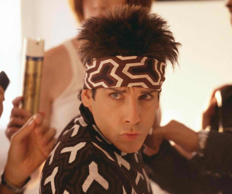 33. Zoolander 60. Austin Powers: International Man of Mystery (1997), 59. Booksmart (2019), 58. Bill and Ted's Excellent Adventure (1989), 57. Planes, Trains and Automobiles (1987), 56. School of Rock, 55. The Blues Brothers, 54. Bridesmaids, 53. Talladega Nights: The Ballad of Ricky Bobby, 52. Office Space, 51. Billy Madison, 50. Tommy Boy, 49. The 40 Year Old Virgin, 48. Tootsie, 47. What We Do in the Shadows, 46. Wayne's World, 45. Deadpool, 44. Tropic Thunder, 43. Animal House, 42. The Hangover, 41. Hot Shots!, 40. Ferris Bueller's Day Off, 39. Zoolander, 38. High Fidelity, 37. Clerks, 36. Superbad, 35. Shaun of the Dead, 34. Happy Gilmore, 33. Knocked Up, 32. Meet the Parents, 31. Anchorman: The Legend of Ron Burgundy, 30. The Grand Budapest Hotel, 29. Hot Fuzz, 28. Airplane, 27. This Is Spinal Tap, 26. Borat, 25. The General, 24. There's Something About Mary, 23. The Apartment, 22. Top Secret!, 21. The Great Dictator, 20. Coming to America, 19. The Producers, 18. Manhattan, 17. Juno, 16. Young Frankenstein, 15. In Bruges, 14. Some Like It Hot, 13. Trading Places, 12. Modern Times, 11. Blazing Saddles, 10. Dumb and Dumber, 09. Midnight Run, 08. The Naked Gun, 07. Dr. Strangelove or: How I Learned to Stop Worrying and Love the Bomb, 06. Annie Hall, 05. Life of Brian, 04. Groundhog Day, 03. Ghostbusters, 02. The Big Lebowski, 01. Monty Python and the Holy Grail