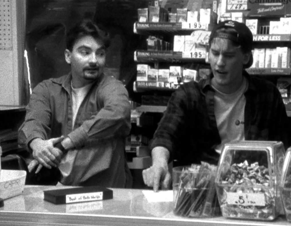 31. Clerks 60. Austin Powers: International Man of Mystery (1997), 59. Booksmart (2019), 58. Bill and Ted's Excellent Adventure (1989), 57. Planes, Trains and Automobiles (1987), 56. School of Rock, 55. The Blues Brothers, 54. Bridesmaids, 53. Talladega Nights: The Ballad of Ricky Bobby, 52. Office Space, 51. Billy Madison, 50. Tommy Boy, 49. The 40 Year Old Virgin, 48. Tootsie, 47. What We Do in the Shadows, 46. Wayne's World, 45. Deadpool, 44. Tropic Thunder, 43. Animal House, 42. The Hangover, 41. Hot Shots!, 40. Ferris Bueller's Day Off, 39. Zoolander, 38. High Fidelity, 37. Clerks, 36. Superbad, 35. Shaun of the Dead, 34. Happy Gilmore, 33. Knocked Up, 32. Meet the Parents, 31. Anchorman: The Legend of Ron Burgundy, 30. The Grand Budapest Hotel, 29. Hot Fuzz, 28. Airplane, 27. This Is Spinal Tap, 26. Borat, 25. The General, 24. There's Something About Mary, 23. The Apartment, 22. Top Secret!, 21. The Great Dictator, 20. Coming to America, 19. The Producers, 18. Manhattan, 17. Juno, 16. Young Frankenstein, 15. In Bruges, 14. Some Like It Hot, 13. Trading Places, 12. Modern Times, 11. Blazing Saddles, 10. Dumb and Dumber, 09. Midnight Run, 08. The Naked Gun, 07. Dr. Strangelove or: How I Learned to Stop Worrying and Love the Bomb, 06. Annie Hall, 05. Life of Brian, 04. Groundhog Day, 03. Ghostbusters, 02. The Big Lebowski, 01. Monty Python and the Holy Grail