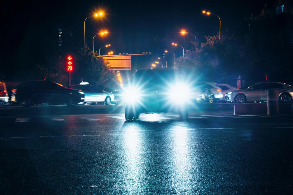 Keep your windshield clean to reduce glare, Keep your headlights clean , Use high beams when necessary, Don't look directly at oncoming headlights, Check headlight alignment during car inspections, Dim your interior lights, Keep your eyeglasses clean, Wear the right eyeglasses , Keep yourself alert for driving