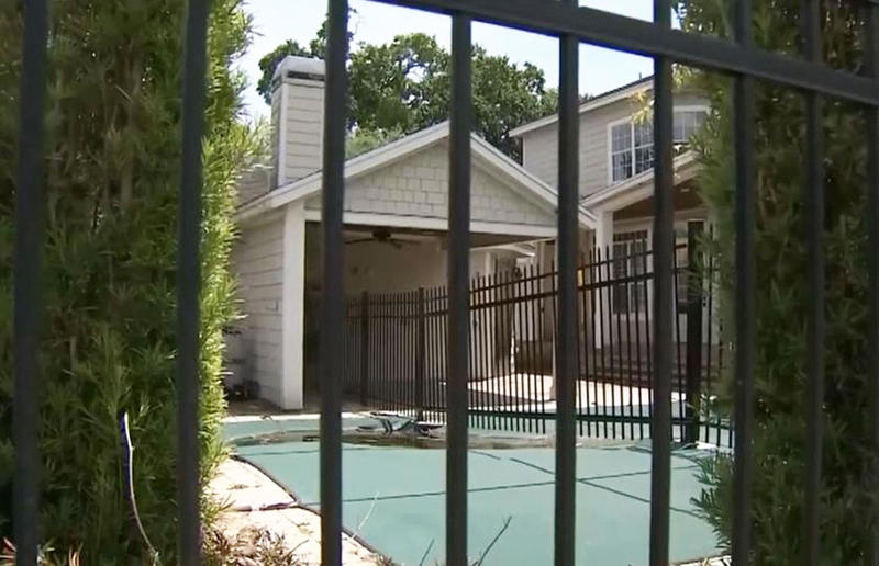 Homeowner built fence through neighbour's swimming pool Surprising real estate spats from around the globe, Homeowner built fence through neighbour's swimming pool, Woman gave house 'circus' makeover after planning complaints, Ruffled residents take action against rowdy roosters, Man builds three-foot-wide house to block neighbour’s outlook, Goalkeeper took chainsaw to neighbour’s garage over obstructed view, Neighbours' tree cut in half over bird mess, Neighbours' tree cut in half over bird poo squabble, Millionaire couple sued by neighbours over supercar headache, Airbnb host riled neighbours with pink emoji paint job, Civil War veteran built skinny house to spite his brother, Vegan sued neighbours over barbecue smells, Neighbour filed noise complaint over rowdy sea lions, Disgruntled man listed part of homeowner's wall for £37k