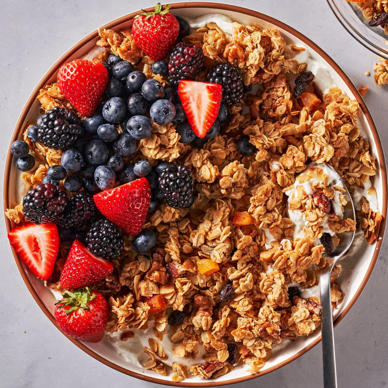 How To Make Homemade Granola, Granola Variations, What To Serve With Granola, Recipe Tips, Ingredients, Directions