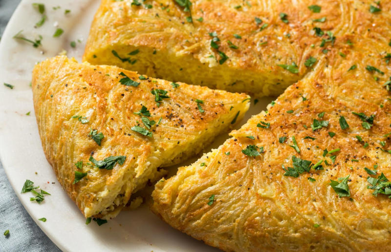Try frittata di spaghetti Budget-friendly brilliance, Adopt the cucina povera mindset, Buy the best ingredients, Embrace simplicity, Never throw bread away, We repeat – never throw bread away, Stock your store cupboard, Savour your Parmesan, Make your own pasta mista, Try frittata di spaghetti, Turn leftover risotto into arancini, Grow your own, Turn vegetable scraps into pesto, Make good use of your pesto, Prepare a pan of minestrone, Get familiar with ribollita, Become a convert to sottaceti, Make your own giardiniera, Marinate your vegetables, Put your Bolognese to work, Transform cheese rinds into frico, Celebrate meat on the second day