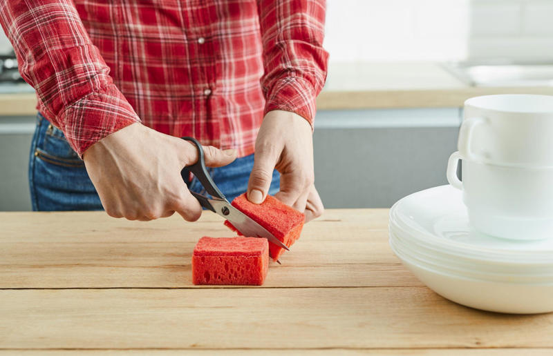 Housework hacks from gran that work, Keep moths at bay the natural way, Store bed linens in a pillowcase, Revive flowers in hot water, Pull out long nails with extra leverage, Clean bottles with sand and water, Separate glass tumblers with water, Clean with the seasons, Make your bed every day, Try rearranging the furniture, Use an old pillowcase to dust ceiling fans, Make brass shine with vinegar, Create streak-free windows with newspaper, Clean an iron with salt, Wash walls from the bottom up, Shine stainless steel with oil, Dust with socks, Revitalise carpet with bicarbonate of soda, Lift carpet fibres with ice, Use lemon on chopping boards, Remove baked-on grease with cola, Make a natural linen spray, Use sunshine as a natural bleach, Use pegs to change bed linen, Wash smalls in mesh bags, Clean the washing machine with bicarbonate of soda, Use apple cider vinegar as a pet-chewing deterrent, Crochet cute cleaning cloths, Use lavender to ward off insects, Cut sponges in half, Shorten the shower curtain, Water plants with yarn, Sharpen scissors with aluminium foil, Reflect heat with aluminium foil