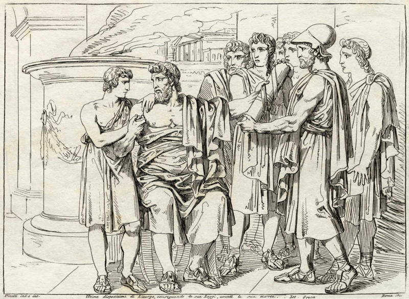 Lycurgus Confucius, King Arthur, Kunta Kinte, Pythagoras, Mary Magdalene, William Tell, Pope Joan, Robin Hood, St. Christopher, John Henry, Lycurgus