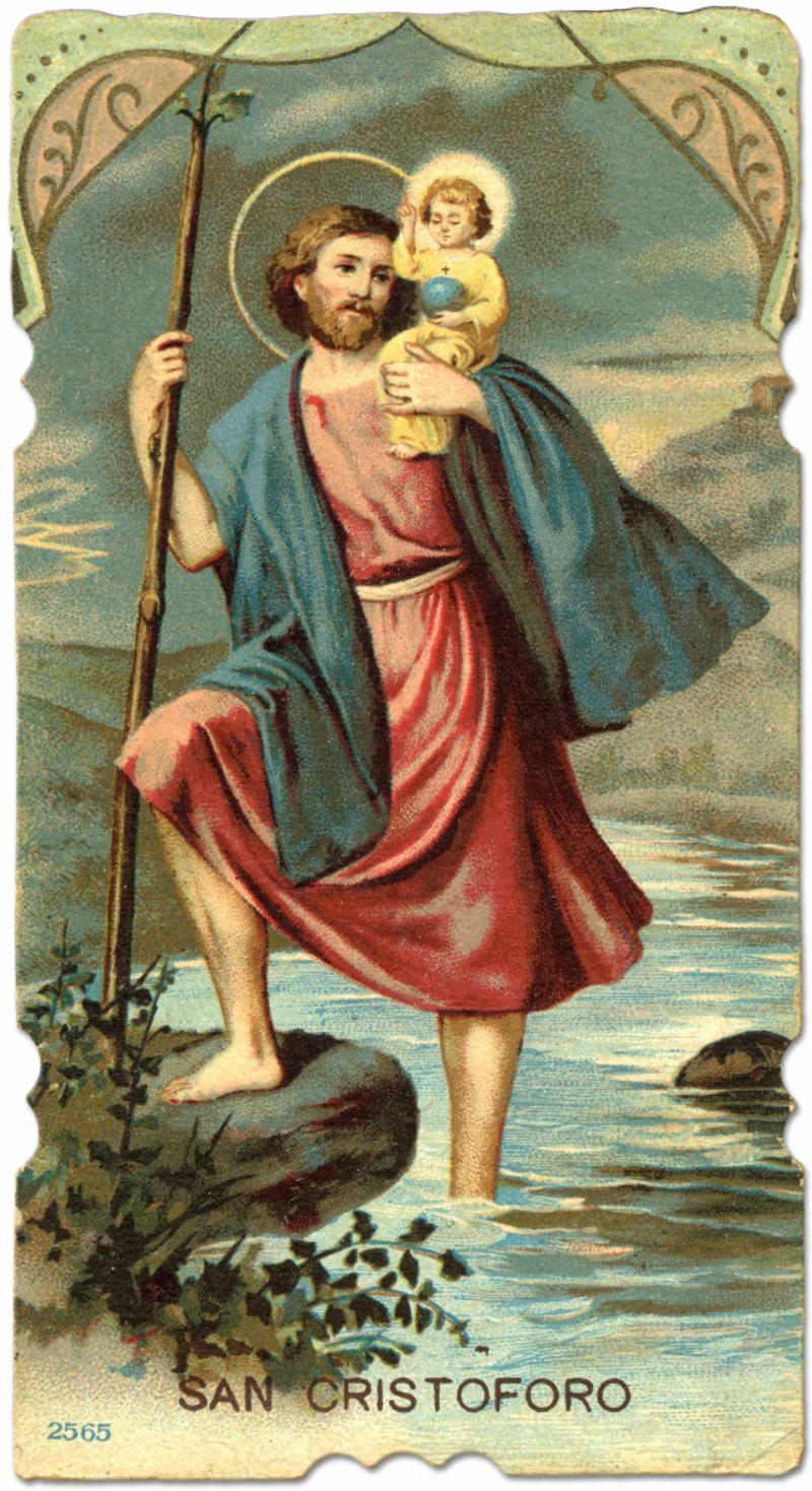 St. Christopher Confucius, King Arthur, Kunta Kinte, Pythagoras, Mary Magdalene, William Tell, Pope Joan, Robin Hood, St. Christopher, John Henry, Lycurgus