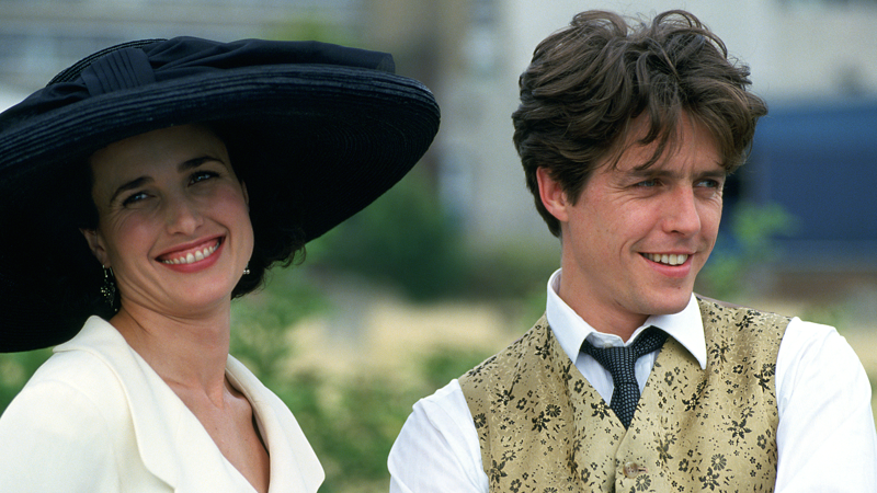 The most beautiful cinema couples ever, Pretty Woman - Julia Roberts and Richard Gere (1990), Titanic - Kate Winslet and Leonardo DiCaprio (1997), Grease - Olivia Newton John and John Travolta (1978), Four Weddings and a Funeral - Andie MacDowell and Hugh Grant (1994), Ghost - Demi Moore and Patrick Swayze (1990), Carol - Rooney Mara and Cate Blanchett (2015), Dirty Dancing - Jennifer Grey and Patrick Swayze (1987), Gone with the Wind - Vivien Leigh and Clark Gable (1939), Annie Hall - Diane Keaton and Woody Allen (1977), Vicky Cristina Barcelona - Penelope Cruz and Javier Bardem (2008), Sleepless in Seattle - Meg Ryan and Tom Hanks (1993), Brokeback Mountain - Heath Ledger and Jake Gyllenhaal (2005), Eternal Sunshine of the Spotless Mind - Kate Winslet and Jim Carrey (2004), The Notebook - Rachel McAdams and Ryan Gosling (2004), Loving - Ruth Negga and Joel Edgerton (2016), La La Land - Emma Stone and Ryan Gosling (2016), Slumdog Millionaire - Freida Pinto and Dev Patel (2008), Sabrina - Audrey Hepburn and Humphrey Bogart (1954), 3 Iron (Bin-jip) - Hee Jae and Seung-Yun Lee (2004), Notting Hill - Julia Roberts and Hugh Grant (1999)