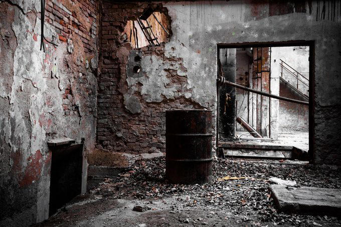 Abandoned places that will give you the chills, Old City Hall Station, 1984 Olympic venues, Ta Prohm Temple, The Pines, Michigan Central Station, Bombay Beach, Hashima Island, Old Cahawba, Castle Frankenstein, Iron Goat Trail, SS Ayrfield, Bedrock City, Gwynned slate quarries, The Astrodome, Seattle Underground, Tillamook Lighthouse, 29 Buffalo Central Terminal, Rhyolite, Presidio Modelo, Cementerio de Trenes, Kolmanskop, Old stairway at Bankhead, Gereja Ayam, St. Kilda, Canfranc railway station, Poveglia, Cape Romano dome house