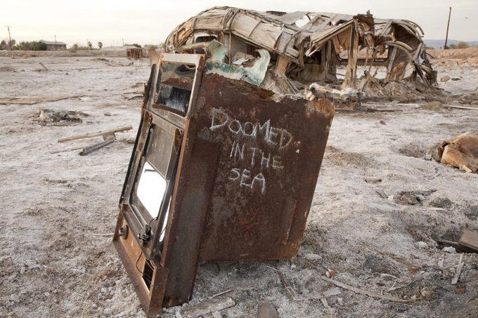 Abandoned places that will give you the chills, Old City Hall Station, 1984 Olympic venues, Ta Prohm Temple, The Pines, Michigan Central Station, Bombay Beach, Hashima Island, Old Cahawba, Castle Frankenstein, Iron Goat Trail, SS Ayrfield, Bedrock City, Gwynned slate quarries, The Astrodome, Seattle Underground, Tillamook Lighthouse, 29 Buffalo Central Terminal, Rhyolite, Presidio Modelo, Cementerio de Trenes, Kolmanskop, Old stairway at Bankhead, Gereja Ayam, St. Kilda, Canfranc railway station, Poveglia, Cape Romano dome house