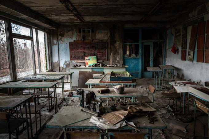 Abandoned places that will give you the chills, Old City Hall Station, 1984 Olympic venues, Ta Prohm Temple, The Pines, Michigan Central Station, Bombay Beach, Hashima Island, Old Cahawba, Castle Frankenstein, Iron Goat Trail, SS Ayrfield, Bedrock City, Gwynned slate quarries, The Astrodome, Seattle Underground, Tillamook Lighthouse, 29 Buffalo Central Terminal, Rhyolite, Presidio Modelo, Cementerio de Trenes, Kolmanskop, Old stairway at Bankhead, Gereja Ayam, St. Kilda, Canfranc railway station, Poveglia, Cape Romano dome house