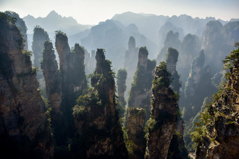 Zhangjiajie, China Must-see places in the world, Great Ocean Road, Australia, Colca Valley, Peru, Azores, Portugal, Cathedrals Beach, Spain, Bromo, Indonesia, Halong Bay, Vietnam, Atacama Desert, Chile, Wadi Rum, Jordan, Kanagawa, Japan, Fuji Motosuko, Japan, Ya Nui Bay, Island of Ko Phi Phi Don, Thailand, Zhangjiajie, China, Agadir, Morocco, Las Medulas, Spain, Tanah Lot, Bali, Indonesia, Primoten, Croatia, Dune du Pilat, France, Triglav, Slovenia, San Gimignano, Tuscany, Italy