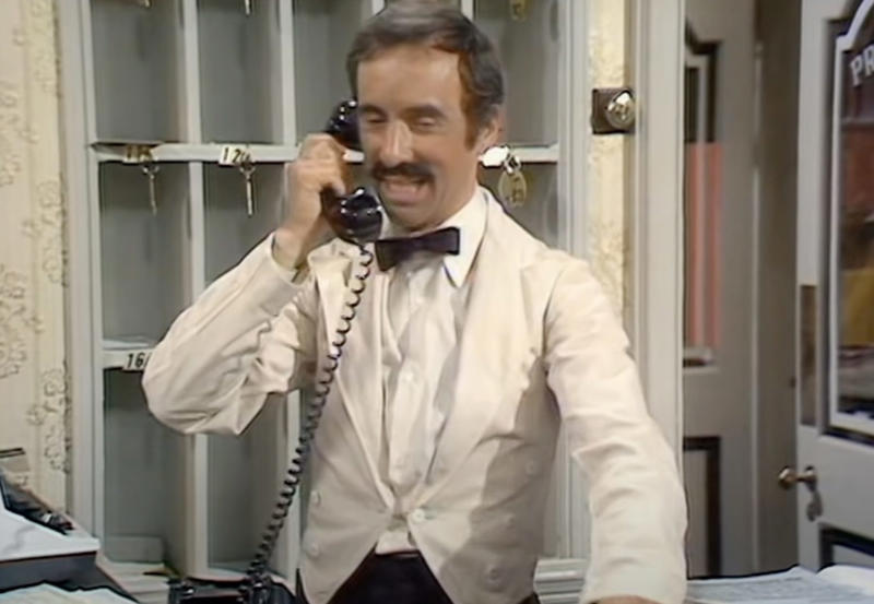 A sequel to 'Fawlty Towers'..., With the original 'Fawlty Towers' cast?, 12 episodes that made history, Go back in time with us!, When Andrew Sachs caught fire, Struck with a pan, 'Racist stereotype', Not racist?, Based on real life, Weird incidents, First major project, The Germans, Racist comments, 'Don't mention the war', A flop? A cult classic!, They stopped at its peak, Reunion on stage