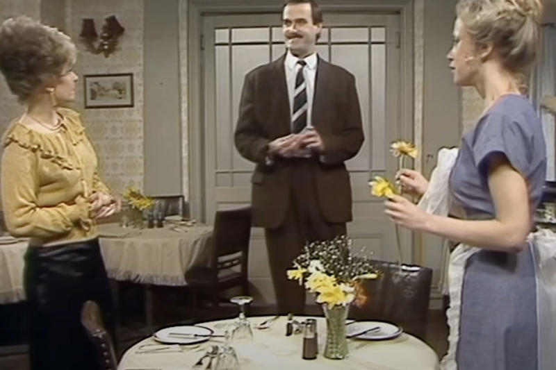 A sequel to 'Fawlty Towers'..., With the original 'Fawlty Towers' cast?, 12 episodes that made history, Go back in time with us!, When Andrew Sachs caught fire, Struck with a pan, 'Racist stereotype', Not racist?, Based on real life, Weird incidents, First major project, The Germans, Racist comments, 'Don't mention the war', A flop? A cult classic!, They stopped at its peak, Reunion on stage