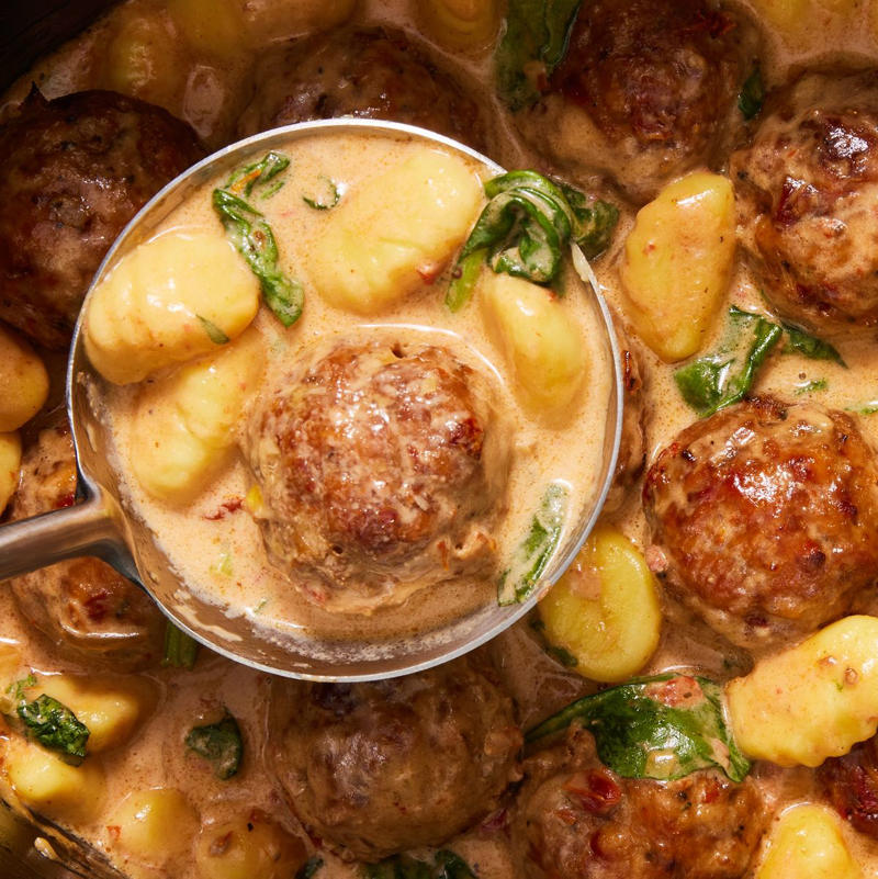Slow-Cooker Chicken Alfredo, Brown Sugar BBQ Chicken, Crock-Pot Spaghetti, Slow-Cooker Beef Chili, Crock-Pot Chicken Noodle, Crock-Pot Mac &amp; Cheese, Crock-Pot Chicken &amp; Dumplings, Slow-Cooker Pizza, Crock-Pot Chicken Enchilada Soup, Crock-Pot Cheesy Chicken Broccoli Soup, Slow-Cooker Chicken Fajitas, Slow-Cooker Tuscan Chicken Meatballs With Gnocchi, Crock-Pot Garlicky Mashed Potatoes, Crock-Pot Potato Soup
