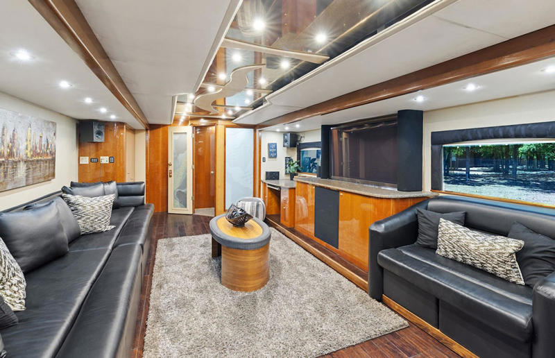 Explore these supersized mobile mansions, SLRV motorhome for a family of eight: 40 feet, eleMMent palazzo Superior: 45 feet, Vin Diesel’s monster trailer: 53 feet, Jennifer Lopez's mammoth motorhome: 53 feet, Will Smith's sprawling RV: 53 feet, SpaceCraft's custom trailer: 54 feet, SpaceCraft's super semi: 57 feet, CMC Caravan's custom mega-motorhomes: up to 61 feet