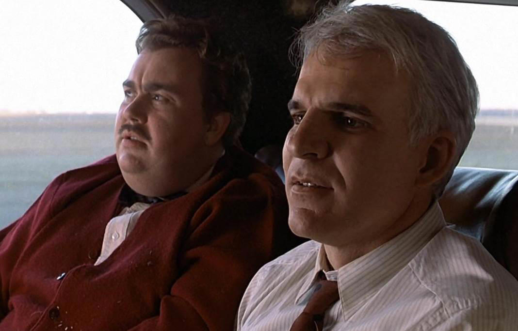 57. Planes, Trains and Automobiles 60. Austin Powers: International Man of Mystery (1997), 59. Booksmart (2019), 58. Bill and Ted's Excellent Adventure (1989), 57. Planes, Trains and Automobiles (1987), 56. School of Rock, 55. The Blues Brothers, 54. Bridesmaids, 53. Talladega Nights: The Ballad of Ricky Bobby, 52. Office Space, 51. Billy Madison, 50. Tommy Boy, 49. The 40 Year Old Virgin, 48. Tootsie, 47. What We Do in the Shadows, 46. Wayne's World, 45. Deadpool, 44. Tropic Thunder, 43. Animal House, 42. The Hangover, 41. Hot Shots!, 40. Ferris Bueller's Day Off, 39. Zoolander, 38. High Fidelity, 37. Clerks, 36. Superbad, 35. Shaun of the Dead, 34. Happy Gilmore, 33. Knocked Up, 32. Meet the Parents, 31. Anchorman: The Legend of Ron Burgundy, 30. The Grand Budapest Hotel, 29. Hot Fuzz, 28. Airplane, 27. This Is Spinal Tap, 26. Borat, 25. The General, 24. There's Something About Mary, 23. The Apartment, 22. Top Secret!, 21. The Great Dictator, 20. Coming to America, 19. The Producers, 18. Manhattan, 17. Juno, 16. Young Frankenstein, 15. In Bruges, 14. Some Like It Hot, 13. Trading Places, 12. Modern Times, 11. Blazing Saddles, 10. Dumb and Dumber, 09. Midnight Run, 08. The Naked Gun, 07. Dr. Strangelove or: How I Learned to Stop Worrying and Love the Bomb, 06. Annie Hall, 05. Life of Brian, 04. Groundhog Day, 03. Ghostbusters, 02. The Big Lebowski, 01. Monty Python and the Holy Grail