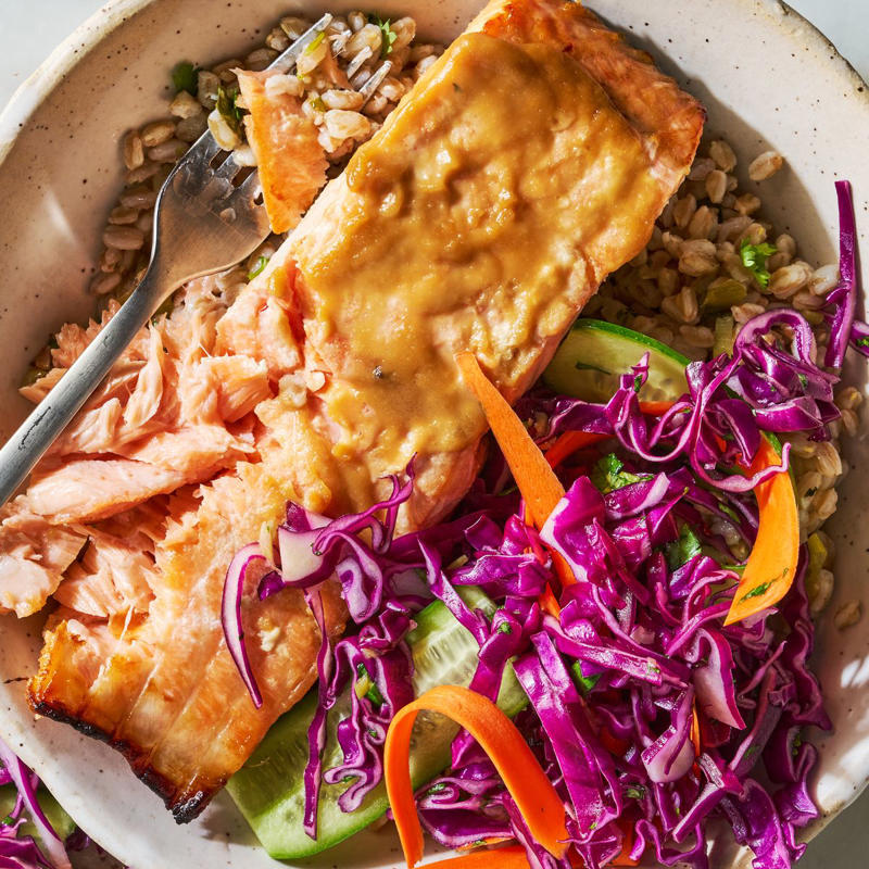 Brown Sugar Salmon, One-Pot Baked Risotto With Blistered Tomatoes & Burrata, Sheet-Pan Roasted Red Onion Chicken, Lunch Lady Sheet-Pan Pizza, Stuffed Peppers, Harvest Caesar Salad, Chicken Quesadillas, Dirty Martini Steak Frites, Creamy Butternut Squash Orzo, Smash Burger Tacos, Steak With Bourbon Garlic Cream Sauce, Black Bean Sweet Potato Taco Skillet, Veggie Burgers, Pad See Ew, Chicken Fajita Casserole, Cauliflower Tacos, Sesame Tofu & Broccoli, BBQ Sheet-Pan Chicken, Cobb Salad, Bánh Mì Turkey Burgers, Sheet-Pan Roasted Halloumi & Broccolini, Creamy Peanut-Lime Chicken With Noodles, Mediterranean Pizza, Burger Bowls, Summer Roll Bowl, Marry Me Chicken, BBQ Chicken Skillet Pizza, Creamy Sun-Dried Tomato Salmon & Orzo, Chicken Tacos, Surf 'n' Turf Foil Packs, Mediterranean Stuffed Meatballs, Lobster Ravioli, Sheet-Pan Tikka Masala, Ground Beef Stir-Fry Teriyaki Bowls, Baked Salmon, Creamy Feta & Tomato Chicken, Vegetable Curry, Detroit-Style Pizza, Tequila-Lime Chicken Thighs, Coconut Chickpea & Sweet Potato Curry, Carnitas, Taco Gnocchi Bake, Sushi Bake, Sushi Bowls, Steak & Potato Skillet, Perfect Chicken Alfredo, Coconut Braised Cabbage, Miso Salmon & Farro Bowl, Chicken Broccoli Alfredo Pizza, Enchilada Stuffed Shells, Cabbage Parmesan, Sheet-Pan Garlicky Shrimp & Veggies, Thai-Inspired Basil Beef Bowls, Peruvian-Style Chicken With Green Sauce, Buffalo Chicken Parm, One-Pan Tuna Pasta, Za'atar Sheet Pan Chicken, Pizza Orzo, Baked Feta Pasta, Pad Thai, Creamy Tomato Vegan Pasta, Cacio E Pepe, Thai-Style Red Curry Meatballs, Air Fryer Beef & Broccoli, Brie Spaghetti, Green Chile Chicken Skillet Enchiladas, Feta & Herb-Crusted Salmon, Orange Chicken, Sheet-Pan Harissa Chicken & Sweet Potatoes, Linguine With Clams, Dragon Roll, Butter Chicken, Cheesy Chorizo, Chickpea & Crispy Rice Skillet, Roasted Red Pepper Shrimp Linguine, One-Pan Greek Chicken Drumsticks, Garlic-Parm Gnocchi, Extra Lemony Seitan Piccata, Salmon & Potato Skillet, Caprese Chicken & Polenta Bake, Coconut Curry Salmon