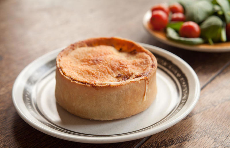 22. Scotch pie, Scotland 34. Stargazy pie, England, UK, 33. Borek, various locations, 32. Saskatoon berry pie, Canada, 31. Butter pie, England, UK, 30. Vlaai, Netherlands, 29. Zelnik, Bulgaria and North Macedonia, 28. Egyptian goulash, Egypt, 27. Peach pie, USA, 26. Kreatopita, Greece, 25. Scotch pie, Scotland, UK, 24. Empadão de frango, Brazil, 23. Pepper steak pie, South Africa, 22. Limonnik, Russia, 21. Pork pie, England, UK, 20. Bündner Nusstorte, Switzerland, 19. Penovani khachapuri, Georgia, 18. Empanada gallega, Spain, 17. Steak and Guinness pie, Ireland, 16. Geraardsbergse mattentaart, Belgium, 15. Pâté chaud, Vietnam, 14. Mince pie, various locations, 13. Bacon and egg pie, England, UK and New Zealand, 12. Pastilla, North Africa, 11. Pithivier, France, 10. Pot pie, Canada, UK and USA, 9. Torta pasqualina, Italy, 8. Cherry pie, USA, 7. Coulibiac, France and Russia, 6. Buko pie, Philippines, 5. Tourtière, Canada, 4. Spanakopita, Cyprus and Greece, 3. Steak and kidney pie, UK, 2. Meat pie, Australia and New Zealand