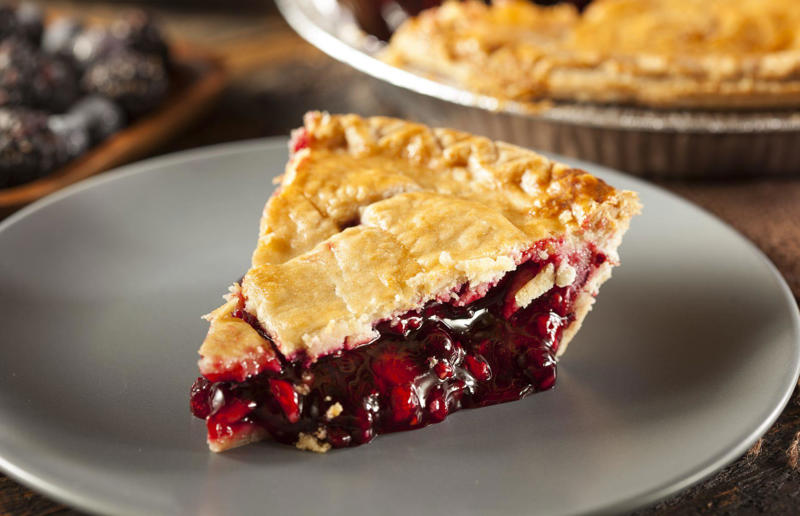 27. Saskatoon berry pie, Canada 34. Stargazy pie, England, UK, 33. Borek, various locations, 32. Saskatoon berry pie, Canada, 31. Butter pie, England, UK, 30. Vlaai, Netherlands, 29. Zelnik, Bulgaria and North Macedonia, 28. Egyptian goulash, Egypt, 27. Peach pie, USA, 26. Kreatopita, Greece, 25. Scotch pie, Scotland, UK, 24. Empadão de frango, Brazil, 23. Pepper steak pie, South Africa, 22. Limonnik, Russia, 21. Pork pie, England, UK, 20. Bündner Nusstorte, Switzerland, 19. Penovani khachapuri, Georgia, 18. Empanada gallega, Spain, 17. Steak and Guinness pie, Ireland, 16. Geraardsbergse mattentaart, Belgium, 15. Pâté chaud, Vietnam, 14. Mince pie, various locations, 13. Bacon and egg pie, England, UK and New Zealand, 12. Pastilla, North Africa, 11. Pithivier, France, 10. Pot pie, Canada, UK and USA, 9. Torta pasqualina, Italy, 8. Cherry pie, USA, 7. Coulibiac, France and Russia, 6. Buko pie, Philippines, 5. Tourtière, Canada, 4. Spanakopita, Cyprus and Greece, 3. Steak and kidney pie, UK, 2. Meat pie, Australia and New Zealand
