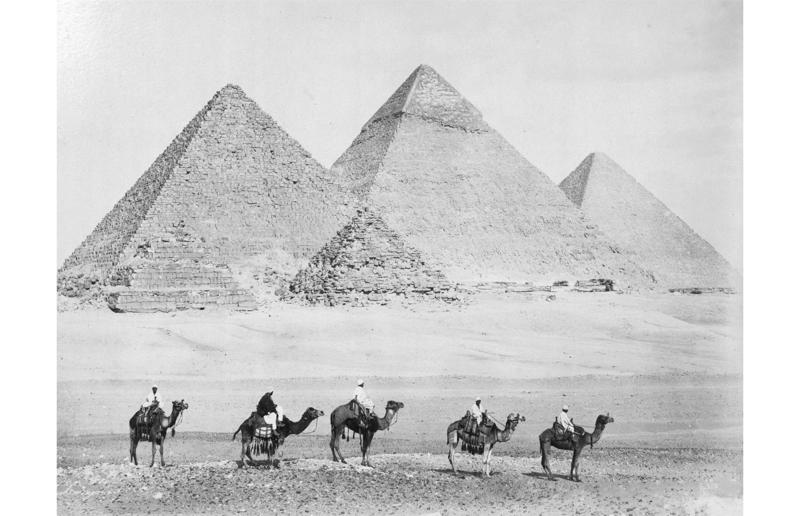 Wonder of the world, The pyramids are very, very, very old, They've witnessed most of human history, The Great Pyramid was the tallest structure in the world for 3,800 years, It's also the only wonder of the ancient world left standing, There's the Khufu Pyramid..., ...the Khafre Pyramid..., ...and the Menkaure Pyramid, We're still not totally sure how they were built, They're architecturally extremely advanced, There are many, many other tombs around the pyramids, They weren't built by slaves, The pyramids' interiors are eerie but unspectacular, The pyramids once looked very different, Why were they built?, Pyramid-building had fallen out of favour by the New Kingdom, Herodotus visited in the 450s BC, The Muslim caliphs were equally impressed, Though one tried to destroy them, Looting and grave-robbing stripped them bare, Napoleon won the so-called 'Battle of the Pyramids', Egypt gained international attention, Egyptology became a fashionable pursuit, Egyptology has attracted criticism, The pyramids were an allied barracks during the First World War, Upper-class tourism started in the 19th century, The pyramids have become a magnet for conspiracy, Air travel and mass tourism changed the game, The pyramids are now used for art and culture..., ...and sometimes for politics