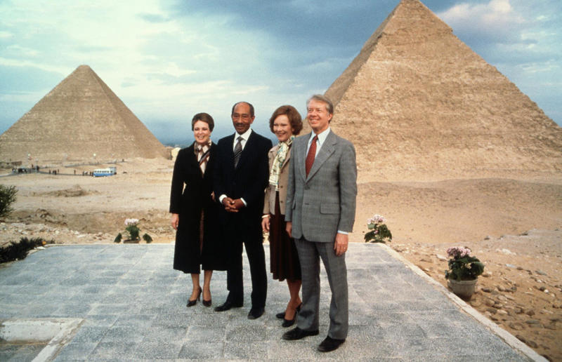 Wonder of the world, The pyramids are very, very, very old, They've witnessed most of human history, The Great Pyramid was the tallest structure in the world for 3,800 years, It's also the only wonder of the ancient world left standing, There's the Khufu Pyramid..., ...the Khafre Pyramid..., ...and the Menkaure Pyramid, We're still not totally sure how they were built, They're architecturally extremely advanced, There are many, many other tombs around the pyramids, They weren't built by slaves, The pyramids' interiors are eerie but unspectacular, The pyramids once looked very different, Why were they built?, Pyramid-building had fallen out of favour by the New Kingdom, Herodotus visited in the 450s BC, The Muslim caliphs were equally impressed, Though one tried to destroy them, Looting and grave-robbing stripped them bare, Napoleon won the so-called 'Battle of the Pyramids', Egypt gained international attention, Egyptology became a fashionable pursuit, Egyptology has attracted criticism, The pyramids were an allied barracks during the First World War, Upper-class tourism started in the 19th century, The pyramids have become a magnet for conspiracy, Air travel and mass tourism changed the game, The pyramids are now used for art and culture..., ...and sometimes for politics