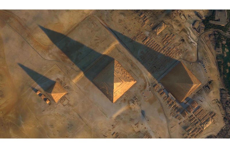 Wonder of the world, The pyramids are very, very, very old, They've witnessed most of human history, The Great Pyramid was the tallest structure in the world for 3,800 years, It's also the only wonder of the ancient world left standing, There's the Khufu Pyramid..., ...the Khafre Pyramid..., ...and the Menkaure Pyramid, We're still not totally sure how they were built, They're architecturally extremely advanced, There are many, many other tombs around the pyramids, They weren't built by slaves, The pyramids' interiors are eerie but unspectacular, The pyramids once looked very different, Why were they built?, Pyramid-building had fallen out of favour by the New Kingdom, Herodotus visited in the 450s BC, The Muslim caliphs were equally impressed, Though one tried to destroy them, Looting and grave-robbing stripped them bare, Napoleon won the so-called 'Battle of the Pyramids', Egypt gained international attention, Egyptology became a fashionable pursuit, Egyptology has attracted criticism, The pyramids were an allied barracks during the First World War, Upper-class tourism started in the 19th century, The pyramids have become a magnet for conspiracy, Air travel and mass tourism changed the game, The pyramids are now used for art and culture..., ...and sometimes for politics