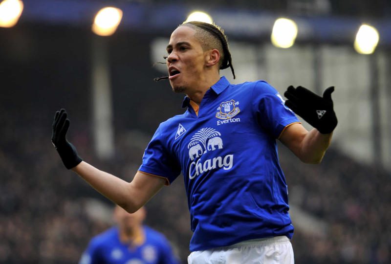 Steven Pienaar Cristiano Ronaldo, Luis Suárez, Franck Ribéry, Carlos Tévez, Zlatan Ibrahimović, Ángel Di María, Luka Modrić, Alexis Sánchez, Yaya Touré, Alexander Hleb, Yuri Zhirkov, Steven Pienaar