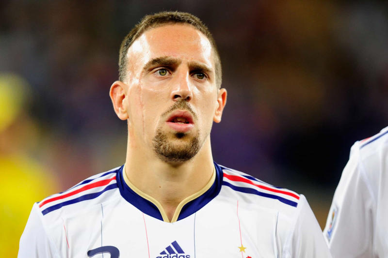 Franck Ribéry Cristiano Ronaldo, Luis Suárez, Franck Ribéry, Carlos Tévez, Zlatan Ibrahimović, Ángel Di María, Luka Modrić, Alexis Sánchez, Yaya Touré, Alexander Hleb, Yuri Zhirkov, Steven Pienaar