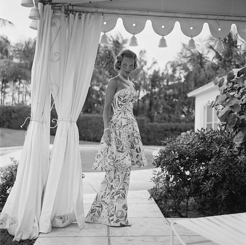 1940: A Glamorous Duo, 1946: A Beach Stroll, 1946: Under the Palm Trees, 1946: A Winter Getaway, 1948: A Fishing Trip, 1953: Street View, 1954: A Day at the Beach, 1955: A Slim Aarons Snapshot, 1955: Sketching by the Beach, 1955: Walking the Dog, 1955: Pretty in Pink, 1955: A Polo Ball, 1955: Worth Avenue, 1955: Evening Elegance, 1955: Luxury Living, 1955: Sipping Champagne, 1956: La Coquille Club, 1958: Glamorous in Chiffon, 1959: Sitting by the Pool, 1959: A Walk on the Wild Side, 1961: The Colony Hotel, 1961: A Pool Party, 1961: A Fashionable Affair, 1964: A Vibrant Duo, 1964: Lilly Pulitzer Designs, 1968: Athina Livanos Onassis, 1968: Outside the Flagler Museum, 1970: A Motorcycle Ride, 1970: A Painted Portrait in Palm Beach, 1970: Pretty Patterns, 1982: Picture-Perfect Palm Beach Home