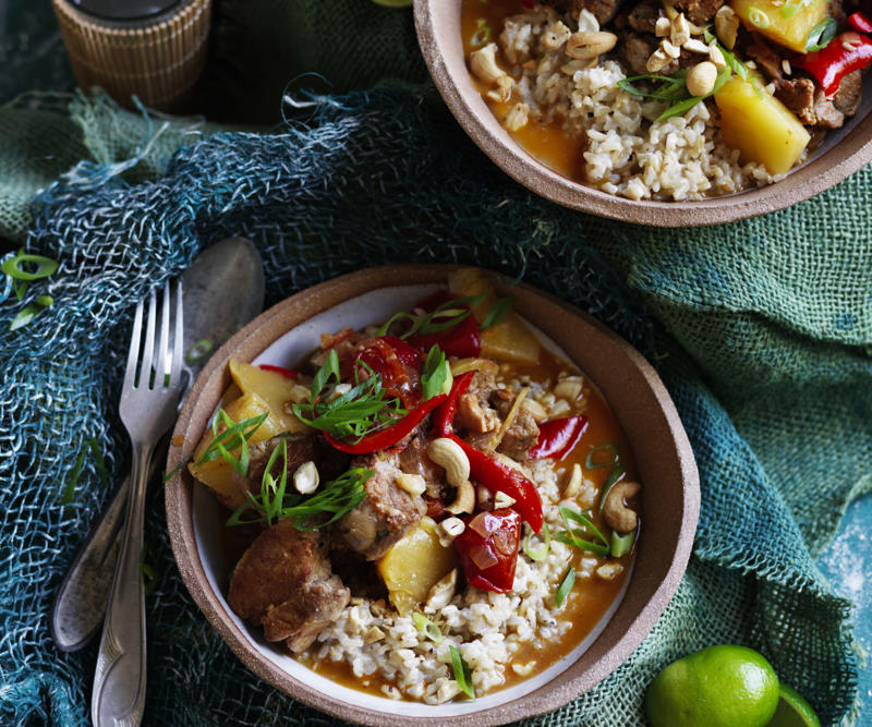 Are pork fillets the same as pork tenderloins?, Grilled pork fillets with pear & apricot relish , Sweet and sour pork with rice noodle salad , BBQ pork tenderloin with fennel, radicchio, apple & pecans , Pork fillet with ginger beer & caramelised apple , Mexican-style Instant Pot pulled pork , Tex-Mex pork , Sticky glazed slow-roasted pork , Chilli pork stir-fry , Vietnamese pork stir-fry , Red curry pork with lemon and basil rice , Pork, chickpea and tomato curry , Greek pork skewers with crushed white beans , Pork and brussels sprouts stir-fry , Pork and tofu rice noodles , Pork fillet salad with miso maple dressing , Pork skewers with sriracha aioli , Pork skewers with satay sauce , Roast pork wreath with stone fruit , Slow-cooker pork and lemongrass curry , Sweet and soy pork , Slow-cooker soy-braised pork , Caramelised pork neck , Braised honey and soy pork fillet steaks , Braised pork fillet , Greek-style pork fillet , Prosciutto and sage pork fillet , Marmalade pork fillet with orange salad , Pork fillet with warm bean salad , Pork fillet with caramelised apples and leek , Sweet and sour pork stew with coconut rice