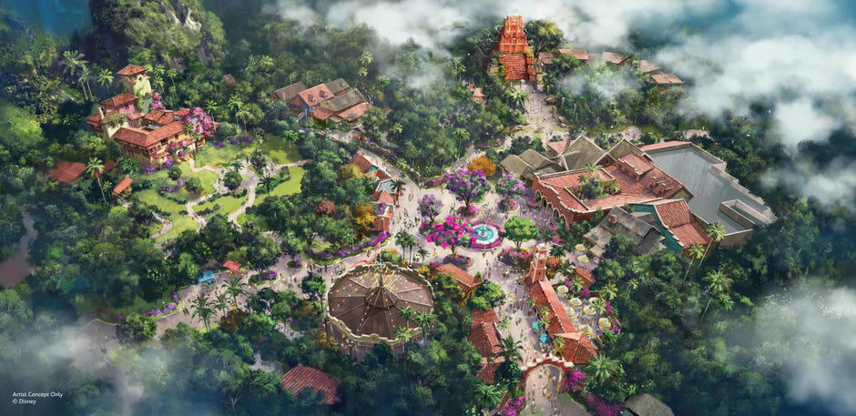 Disneyland expansion, New Coco attraction at Disney's California Adventure, Avatar area to replace Monsters, Inc. ride at California Adventure, Disney World Cars Land: First look at Piston Peak, What to know about Disneyland's 70th celebration, Ticket pricing for Disneyland's 70th anniversary celebration, Avengers Campus is getting two more rides at California Adventure, Updates to Buzz Lightyear's Space Ranger Spin, Disney's Hollywood Studios: Monsters, Inc. land, Disney World and Disneyland get Bluey meet and greets, Disney World's Magic Kingdom: New Villains Land, Tropical Americas land at Animal Kingdom , Disney Cruise Line: Four more ships, Everything else coming to Disneyland and Disney World