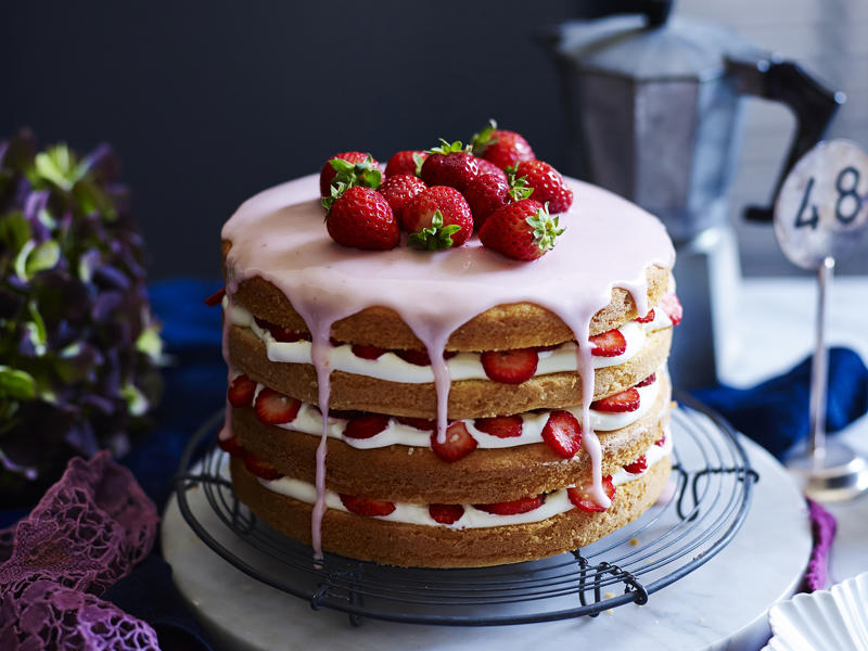 Test Kitchen tips for baking gluten free cakes, You’ll need these…, Gluten free cake recipes,          Gluten-free mandarin, polenta and macadamia cake      ,          Julie Goodwin’s gluten free banana cake      ,          Gluten-free chocolate hazelnut cake      ,          Gluten-free chocolate cake      ,          Watermelon cake      ,          Little gluten free chocolate cakes      ,          Pure apple cake with golden syrup custard      ,          Flourless orange &amp; white chocolate cake      ,          Chocolate cake with sour cherry ganache      ,          Cardamom and lemon cake with vanilla labne and lemon syrup      ,          Lemon and zucchini polenta cake      ,          Dark and dreamy chocolate cake      ,          Gluten-free New York cheesecake      ,          Ricotta, polenta and blueberry cake      ,          Gluten-free lamingtons      ,          Flourless chocolate roulade      ,          Flourless chocolate, prune &amp; hazelnut cake      ,          Polenta and ricotta cake with rosemary lemon syrup      ,          Flourless almond, peach and orange blossom loaves      ,          Gluten free rosewater chocolate cake      ,          Raw choc-peanut cake      ,          Lemontons      ,          Spiced apple cupcakes      ,          Earl grey and chocolate cheesecake      ,          Orange buttermilk syrup cake      ,          Sicilian almond, apple and ricotta cake with pecans      ,          Flourless hazelnut chocolate cake      ,          Gluten-free blueberry cake      ,          Gluten-free glace fruit cakes      ,          Gluten-free orange syrup cake      ,          Flourless fig, pecan and maple cake      ,          Upside-down mandarin polenta yoghurt cake      ,          Chocolate orange mousse cake      ,          Plum and lemon polenta cake      , How to make gluten free cupcakes, Savoury gluten free recipes, More gluten-free recipes
