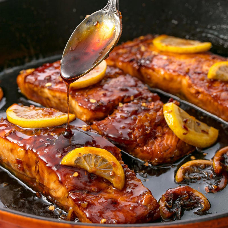 How To Make Honey-Garlic Glazed Salmon, Recipe Tips, What To Serve With Honey-Garlic Glazed Salmon, Ingredients, Directions, Glazed Salmon Variations, Made This?